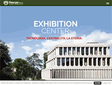 Tablet Screenshot of exhibitioncenter.firenzefiera.it