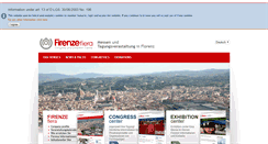 Desktop Screenshot of centro-exposiciones-congresos.firenzefiera.it