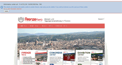 Desktop Screenshot of messe-und-kongresszentrum.firenzefiera.it